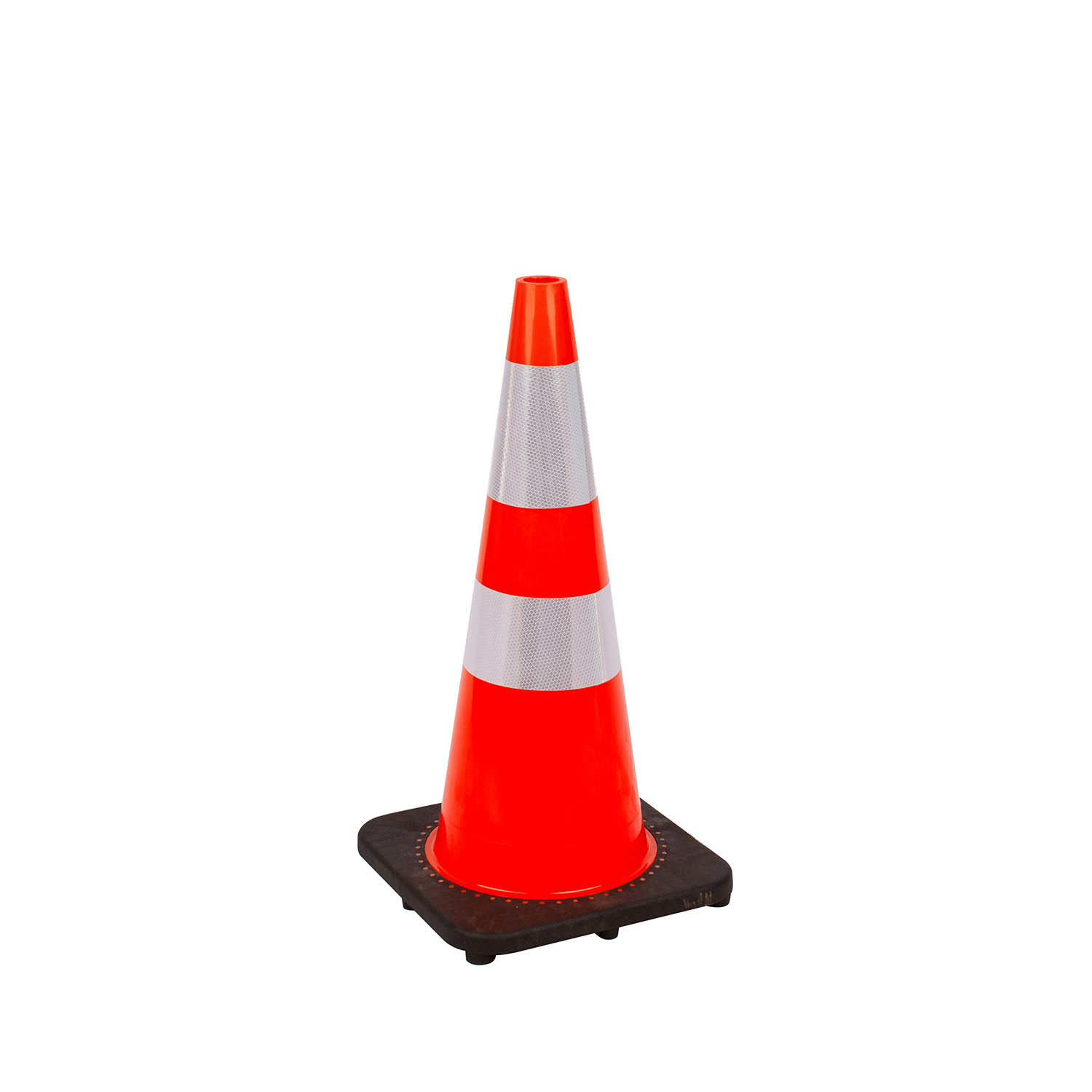 TC-PVC70B 70 سم ارتفاع ارتفاع حركة مرور الرؤية مع قاعدة مطاطية